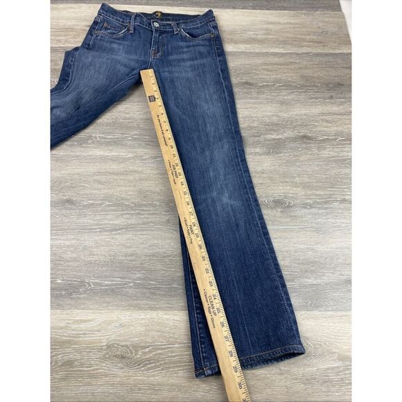7 for all Mankind bootcut jeans u075d080u-080u Size 26 Nice Jeans 28X29 - Picture 9 of 11